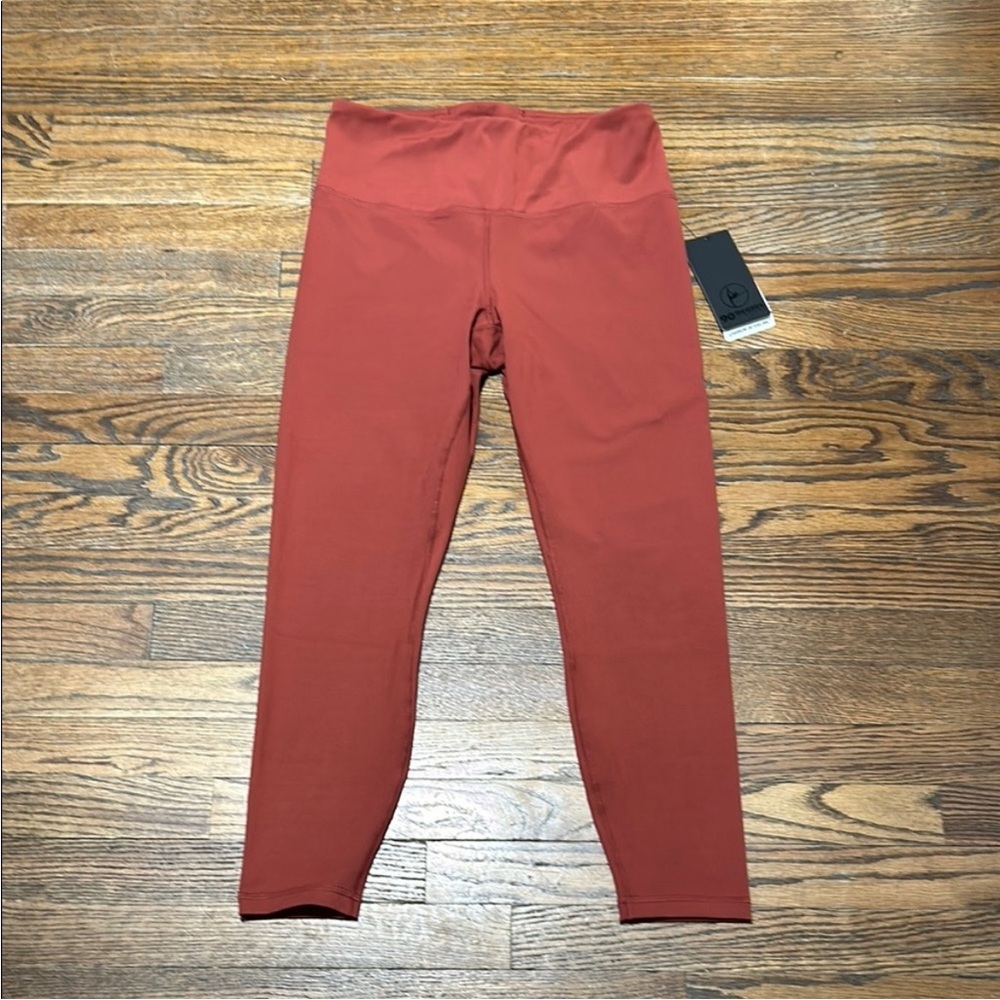 90 Degree By Reflex Women's High-Waist Rust Leggings - Picture 3 of 9